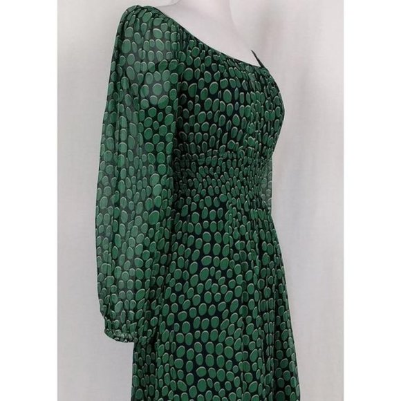 BCBGMaxAzria Polka Dot Boho Dress, New with Tags! - Picture 2 of 6